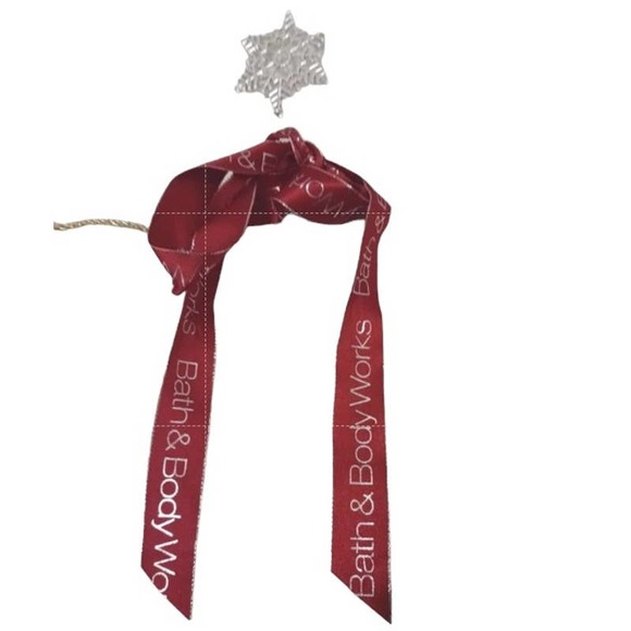 16 pc Bath & Body Works Ribbons & Tags Blue Gingham Pattern & Red & Star Crafts - Picture 5 of 8